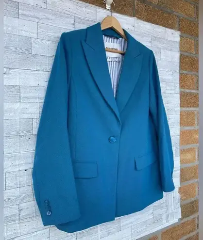 Essentiel Antwerp Cidade Single Breasted Blazer in Palace Blue size 36/4
