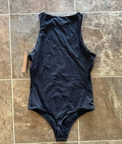 SKIMS Fits Everybody High Neck Bodysuit Onyx Size Medium