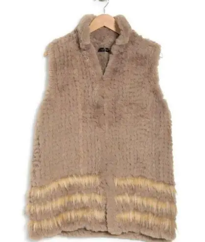 Love Token ππ Nico Faux Fur Vest ~ Camel Small S NWT