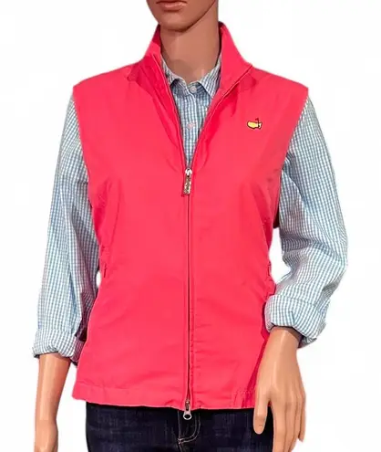 NWOT! Magnolia Lane The Masters Augusta GA Pink Golf Vest Women’s Size Small