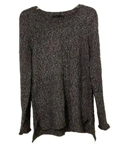 prAna Sweater Womens Size Medium Coal Nolan Marled Knit Wool Mohair