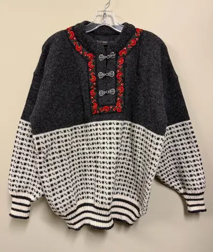 NORWOOL Unisex Sweater Size M Made in Norway 100% Pure Wool Red Size M - Image 1