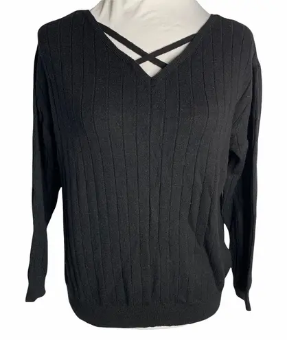 One Way Japanese Ribbed Knit Pullover Sweater 18PE