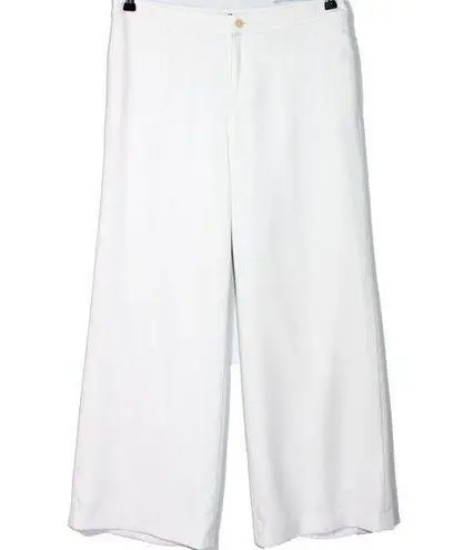 Ralph Lauren  White Wide Leg Trouser Pants Size 12P