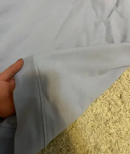 Lululemon Perfectly Oversized Crew Pastel Blue Size 2 - Image 2