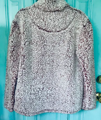 Koko Sherpa Pink Jacket With Las Vegas Logo Size Small