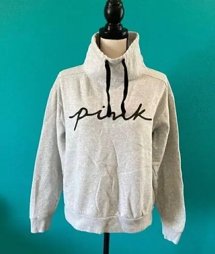 PINK - Victoria's Secret Victoria’s Secret pink grey turtleneck sweatshirt in size small