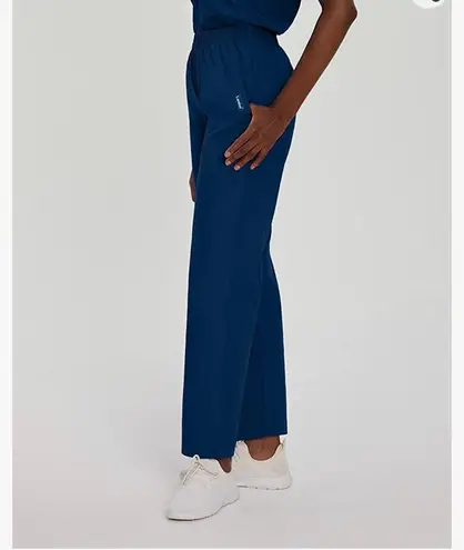 Landau Women's Essentials Relaxed Fit 2-Pocket Elastic Scrub Pants 8327