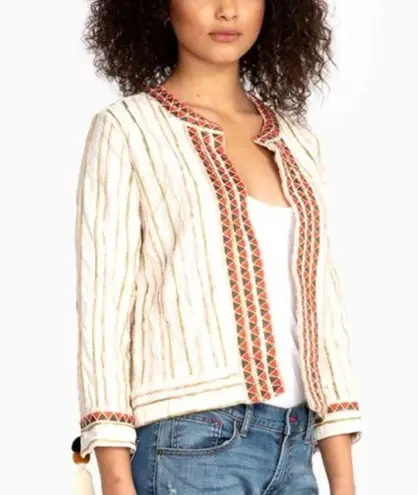 Johnny Was  Maya Embroidered Katari Cropped Jacket