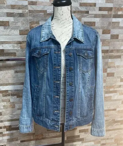 sts blue 𝅺 women denim jean jacket Sz M oversized