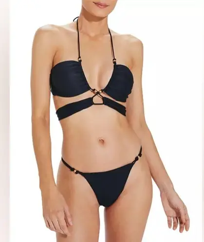 ViX Gi Cheeky Bikini Bottom, Large, $112 Black
