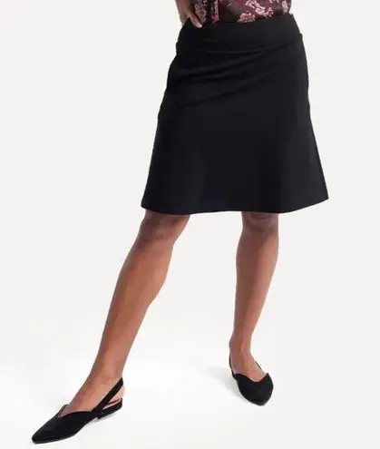 Betabrand Ponte Skirt Skort black Medium