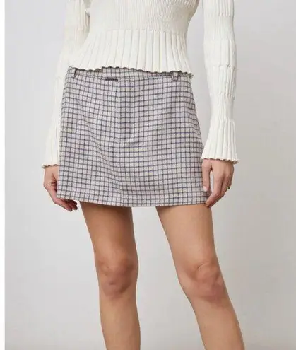 Rails Prim Lilac Plaid Skirt Size 10 NEW with tags