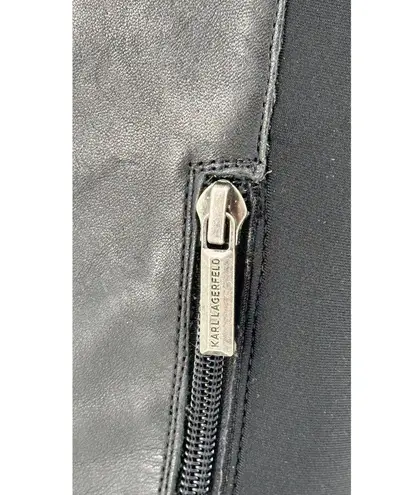 Karl Lagerfeld Milla Rhinestone Embellished Tall Chunky Lug Sole Boots Sz 6