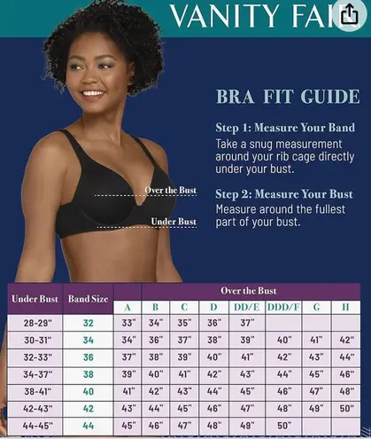 Vanity Fair Women's Light Lift Bra: Comfort Straps & No Poke Underwire