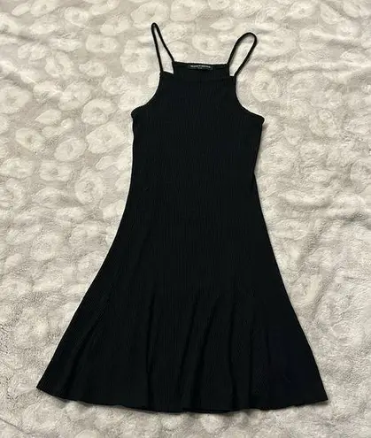 Brandy Melville Ribbed Tank Dress One Size Black