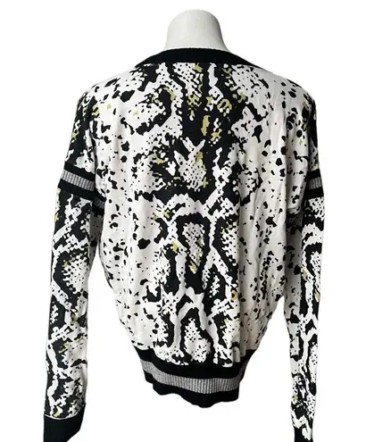 Jamison Snake Varsity Pullover, Sz L Black Size L