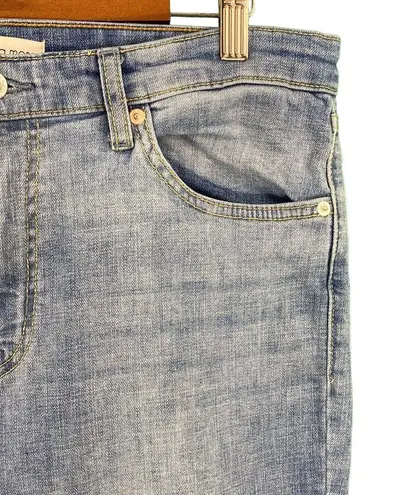 Ella Moss High Waist Straight Leg Ankle Jeans