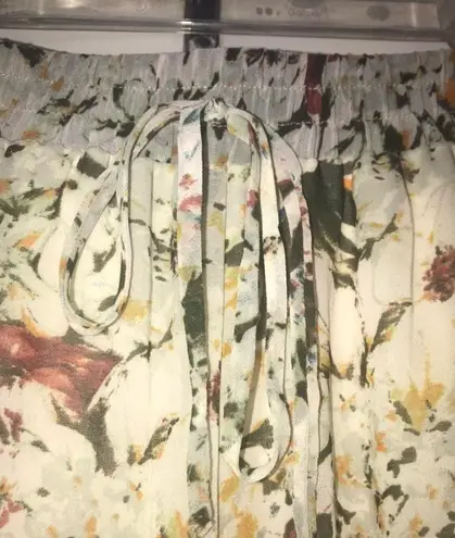 Sheer Floral Pants Multiple