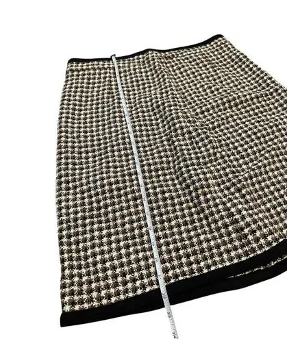 Brooks Brothers Black and White A-Line Skirt for Work