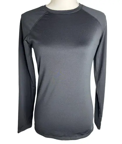 Cuddl Duds ClimateRight by Women's Grid Long Sleeve Crewneck Thermal Top