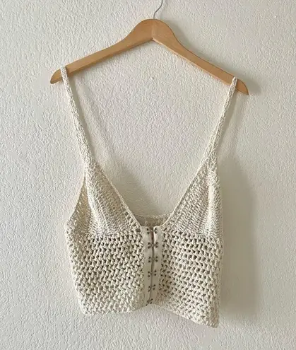 NEW Jonathan Simkhai Minnie Crochet Camisole Size L