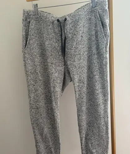 L.L. Bean Gray and Blue Track Pants Soft Fabric Size L
