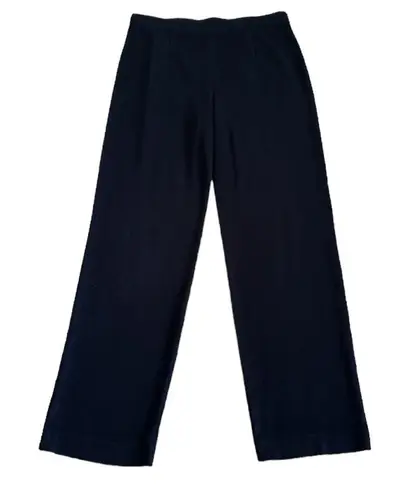 Misook Exclusively Black Wide Leg Knit Pant Elastic Waist size 2X