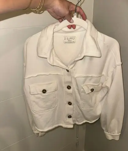 Z Supply Off White  Jacket