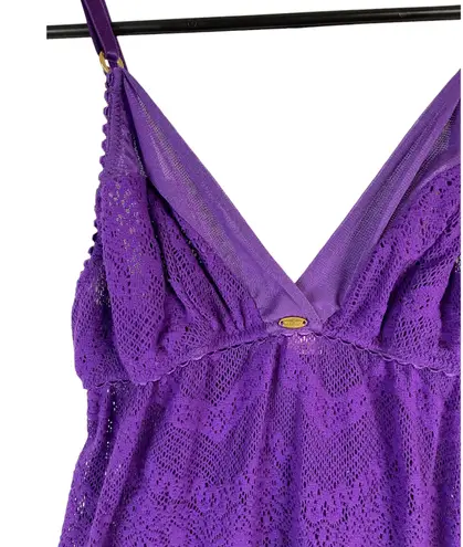 Victoria's Secret Y2K Victoria Secret Purple Lace Lingerie Dress