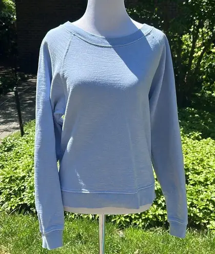 J.Crew  Blue Garmet Dyed Crewneck Sweatshirt