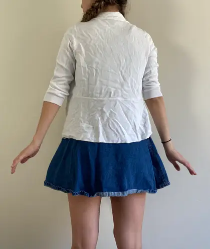 Iman White Casual Everyday Cardigan Size Xs