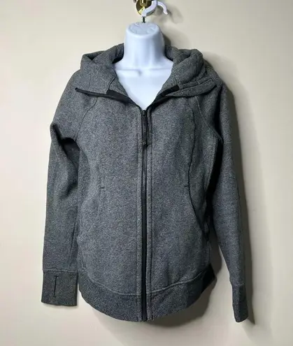 Lululemon Scuba Full-Zip Hoodie Grey Women's 6