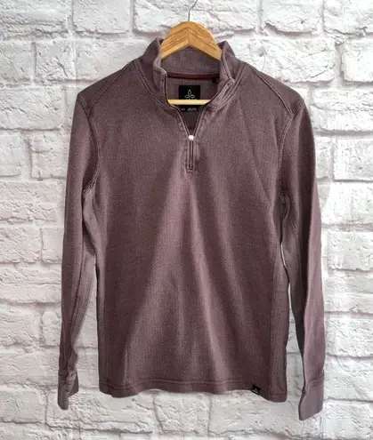 prAna Pullover Quarter Zip sz M