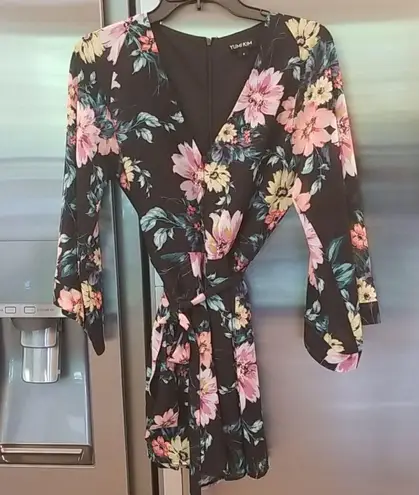 Yumi Kim 💕💕 Lotus Floral Romper ~ Wild Rose Black