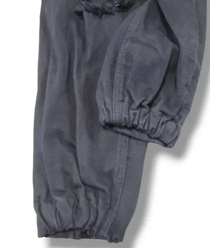 I & M Jeans I&M Black Label Jeans Size 1 26x24 High Rise Boyfriend Jeans Distressed Joggers