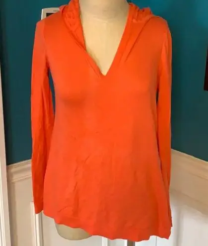 prAna orange asymmetrical hem sweater Small