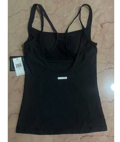 NYLORA Oliver Tank in Black XSmall New Womens Work out Top Sports Bra Size XS