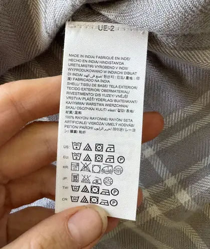 Calvin Klein Jeans Soft Plaid Button Up