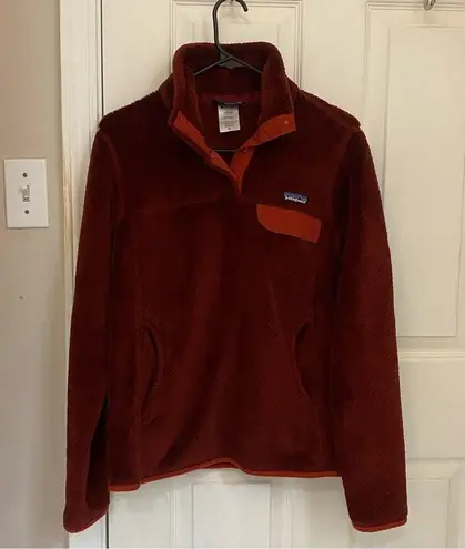 Patagonia  Re-Tool Snap T Pullover Fleece in Dark Ruby - Image 4
