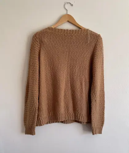 Jones New York Vintage Beige Knit Sweater 