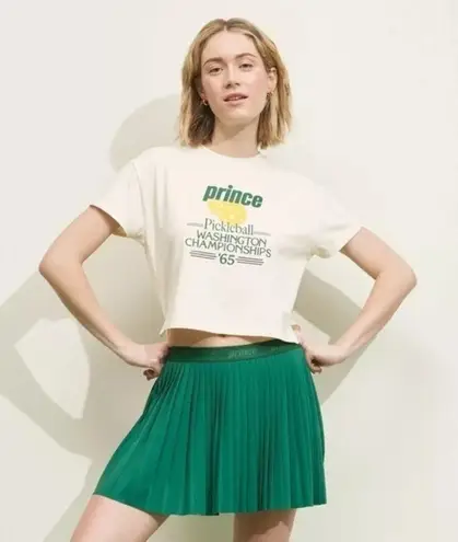 Prince x Target Womens Medium M Pickleball Tennis Skirt Skort Pleated Green