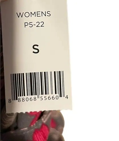 NEW Dip Pink Gray Tropical Artsy Floral Linen Sleeveless Tie Waist Midi Dress