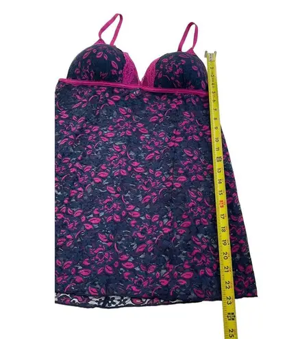 Lilac & London Blue & Pink Lace Lingerie Sleepwear Size Large | 10E