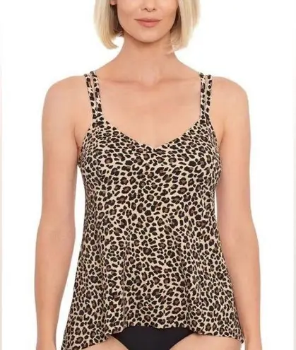 NWT Swim Solutions Tankini Brown Size 12