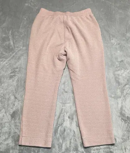 Varley Sweatpants Womens Medium Pink Terry Cloth Athleisure Cozy Casual Lounge