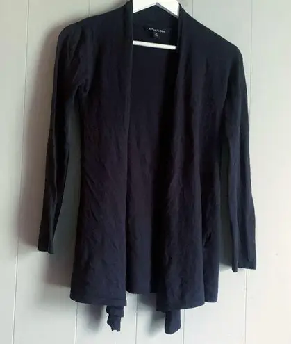 41 HAWTHORN Navy Open Cardigan Petite XS Blue Size undefined