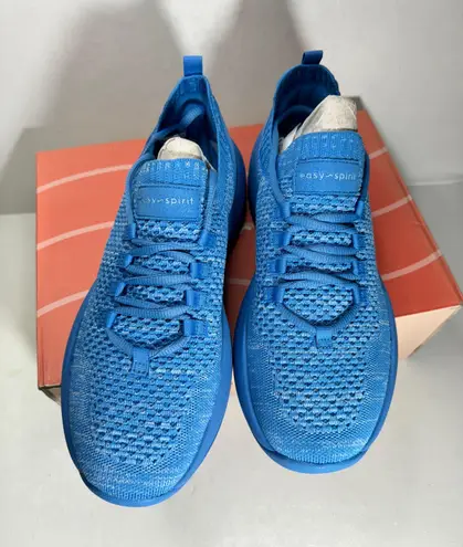 Easy Spirit Power Lace-Up Platform Sneakers Blue casual classic summer comfy