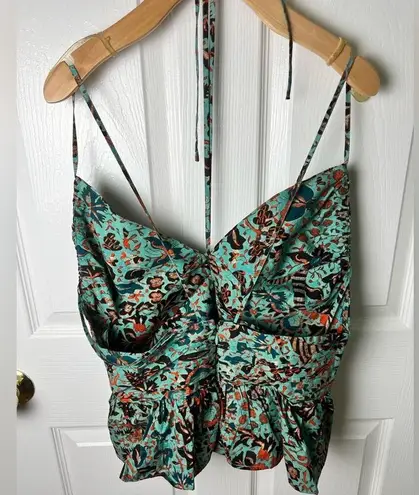 Ulla Johnson Essie Strappy Halter Peplum Top 12