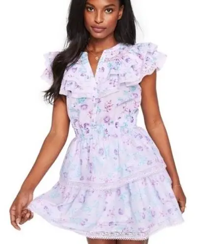 Love Shack Fancy x Target Lou Double Ruffle Dress S Purple 86 From Julie
